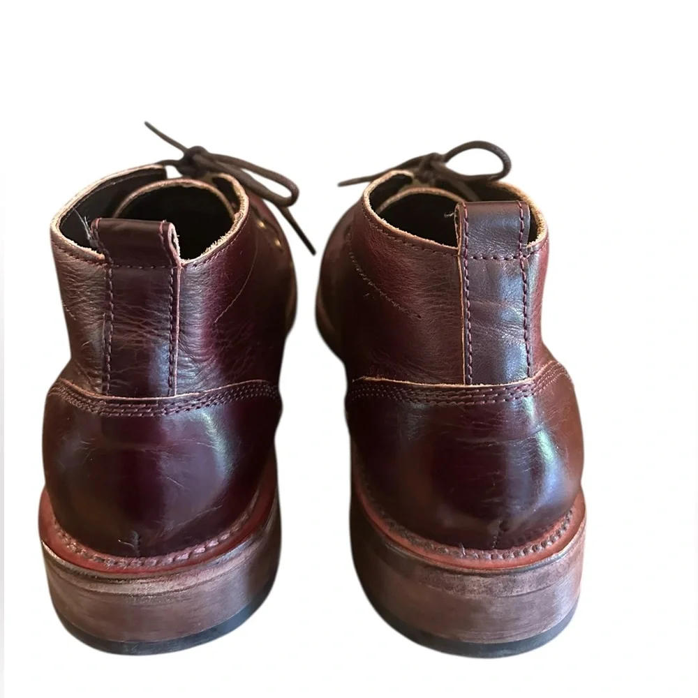 Freebird by Steven Mens Mccoy Chukka Boots Leather Sz‎ 11 Burgundy Red